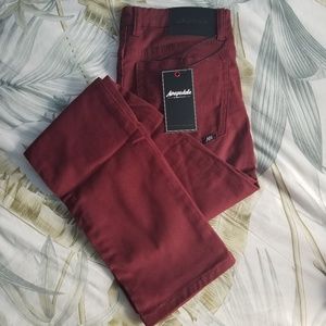 Maroon/ Burgundy Aeropostale Jeans